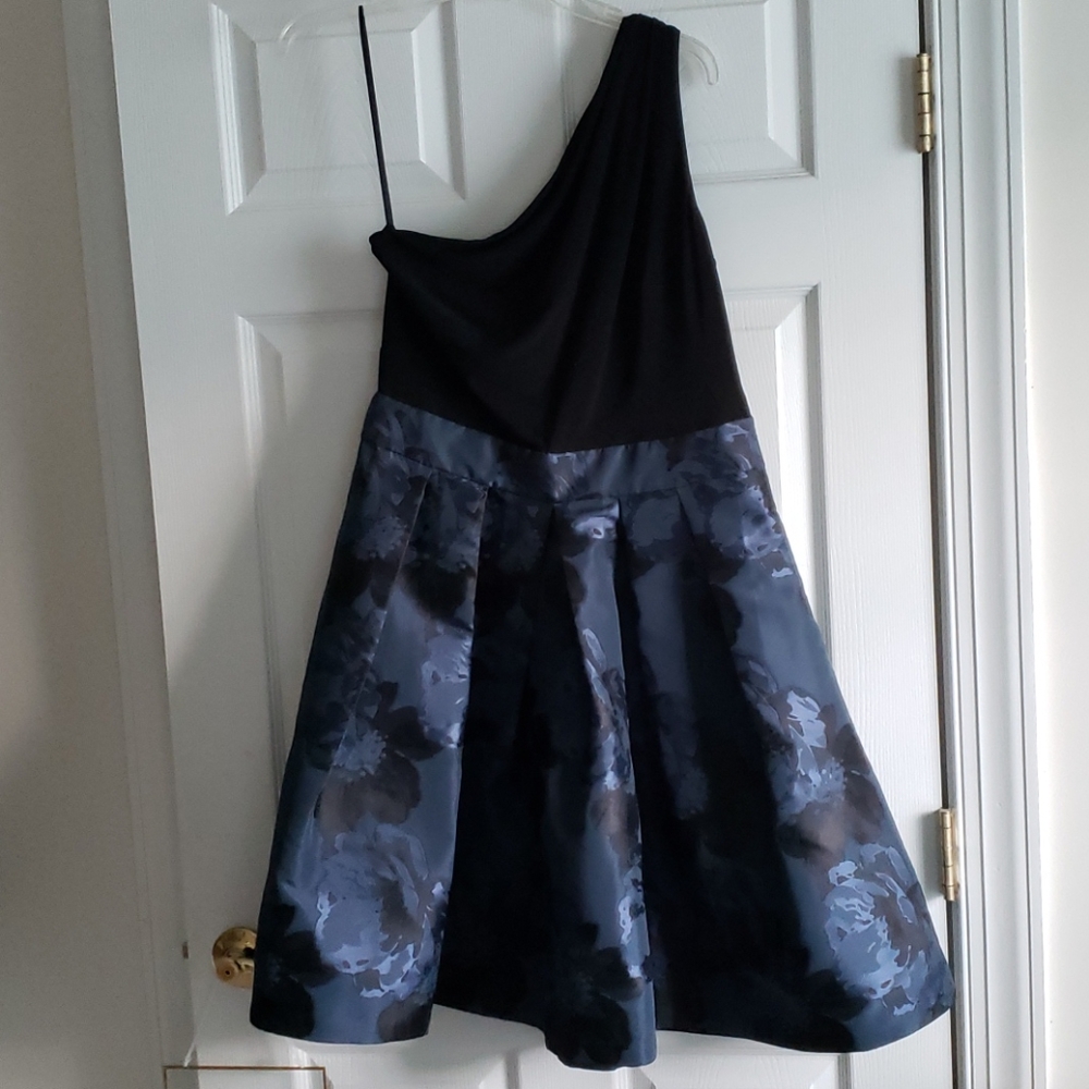 Ralph Lauren Sz 12 One Shoulder Evening Dress